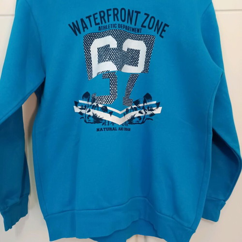 Children's hoodie for 12 years turquoise new