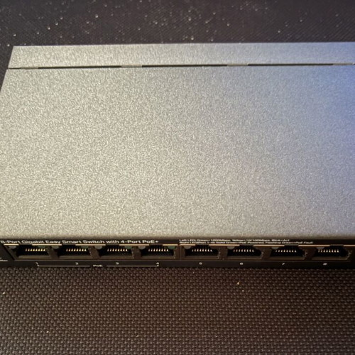 TP-LINK TL-SG108PE v5 switch used without power adapter