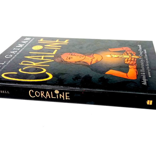 Coraline graphic novel by Neil Gaiman hardcover like new