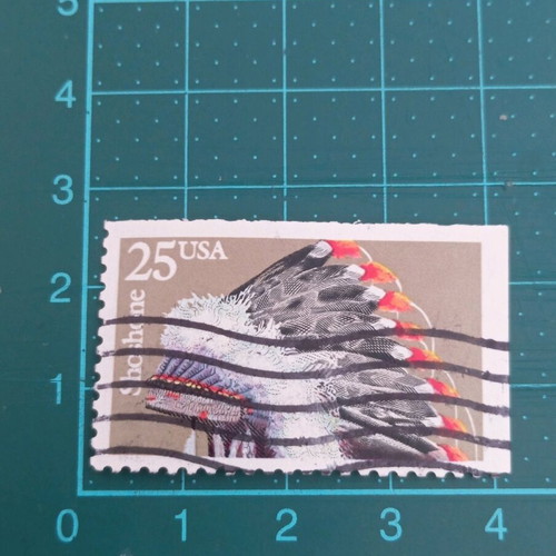 United States stamps 1990 Indian head dresses like new