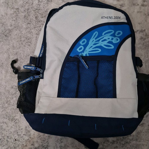 Official Athens 2004 Olympic Games collectible backpack