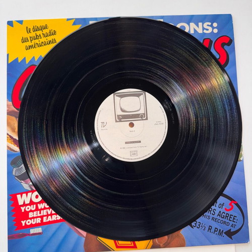 TeeVee Toons The Commercials LP like new, pop genre