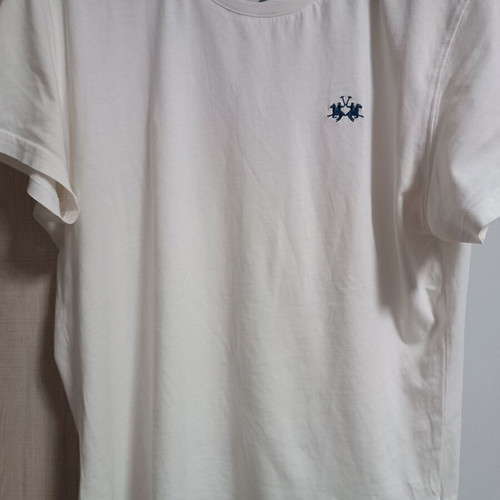 La Martina white T-shirt used, size large, fits medium