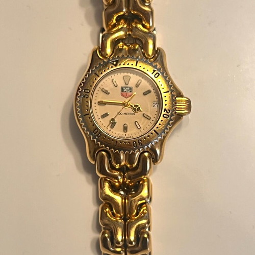 Vintage women's TAG Heuer Limited Edition watch used, gold tone