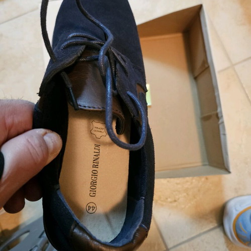 Giorgio Rinaldi men's shoes like new, blue, size 45