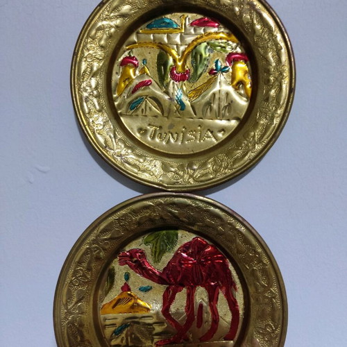 Tunisia wall plates new, set of 20 pieces