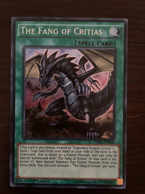 The Fang of Critias secret rare κάρτα σαν καινούργιο