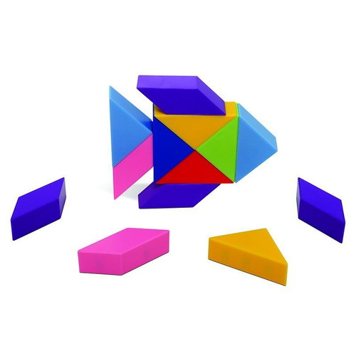 Cubimag magnetic puzzles used with 13 pieces