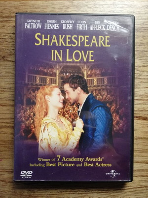 Shakespeare in Love DVD μεταχειρισμένο με ελληνικούς υπότιτλους