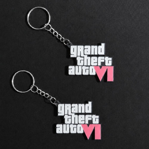 GTA VI Keychain 3D printed, like new