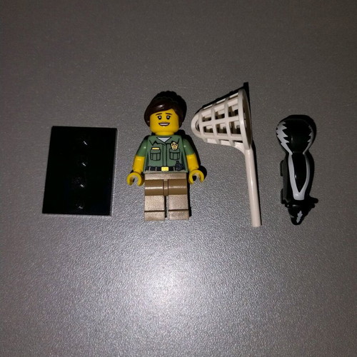 Lego Minifigures Animal Control Officer new
