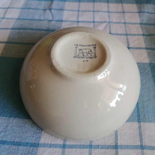 Athinaiki Leschi ceramic bowl like new