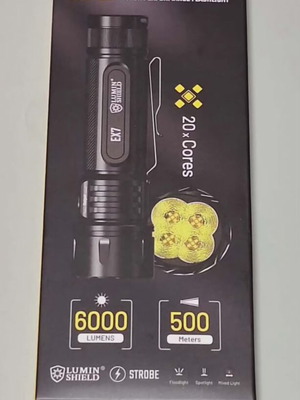 Nitecore EX7 flashlight new, unused
