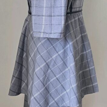 Vintage Expressions dress gray like new, size 12