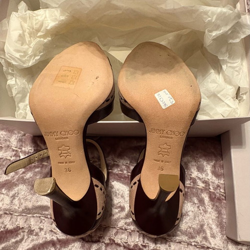 Jimmy Choo Blush Suede heels like new, size 36