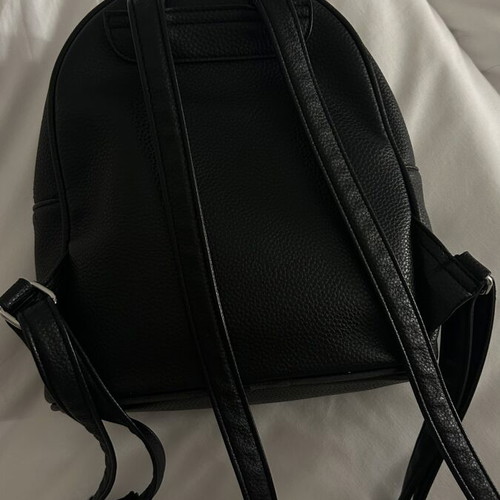 Black shoulder backpack bag