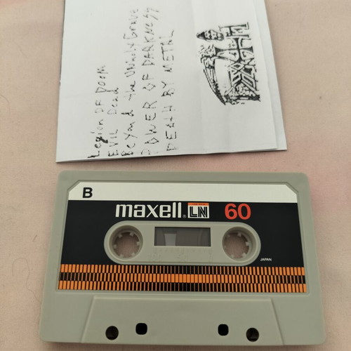 Death 5 demo cassette tapes like new, metal