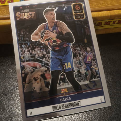 Willy Hernangomez Barcelona Score Select Silver 2025-26 Panini Select Euroleague card new