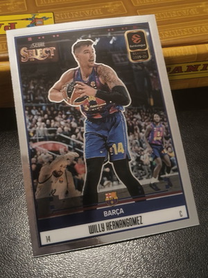 Willy Hernangomez Barcelona Score Select Silver 2025-26 Panini Select Euroleague card new