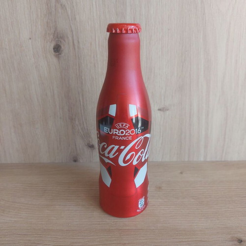 Coca-Cola Euro 2016 France 250ml collectible metal bottle new