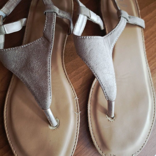 Sandals flat used size 40, worn twice