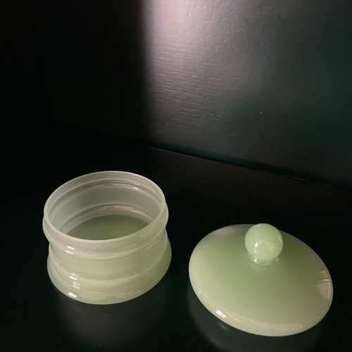 Murano opaline bowl with lid vintage, like new