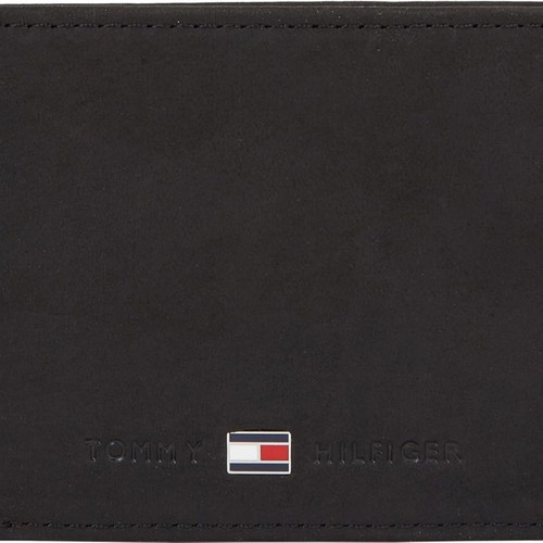 Tommy Hilfiger Johnson Mini CC Flap & Coin Pocket Wallet new, black leather