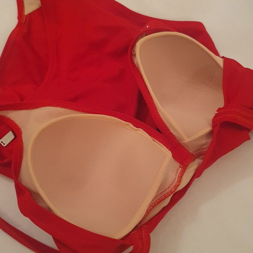 Red bodysuit used, like a swimsuit