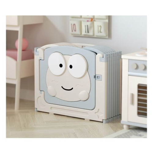 Playpen used, plastic safety enclosure