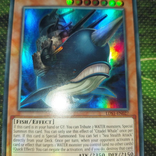 Citadel Whale Yu-Gi-Oh! card like new, iconic anime collectible