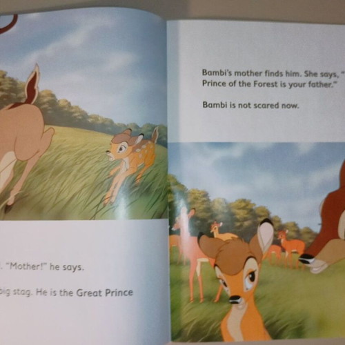 Bambi Disney Reader Level 2 like new
