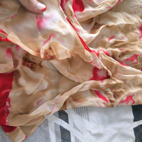 Straight Printed Summer Dress No L
