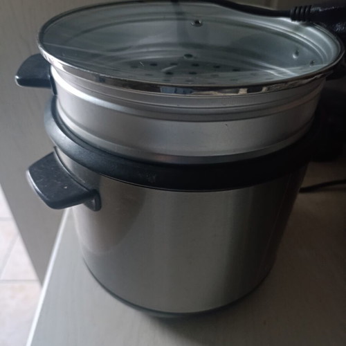 Silver Crest Steamer used, missing plastic handle on glass lid