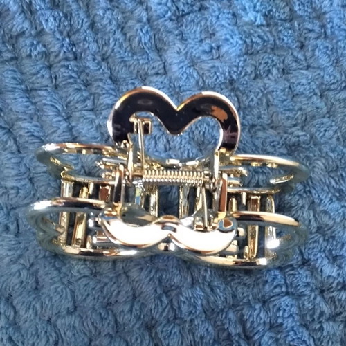 Hair clip gold color new