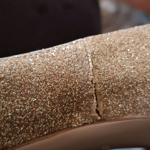 Gianvito Rossi heels used, gold, size 38.5