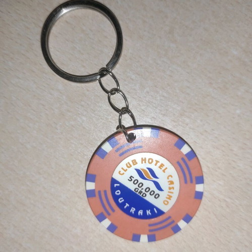 Casino Chip Keychain like new