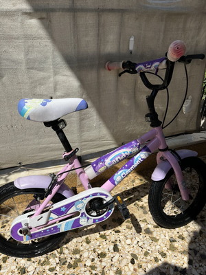 Clermont Candy 14" children's bike, pink/purple