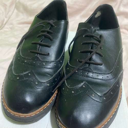 Leather shoes used, size 38, black