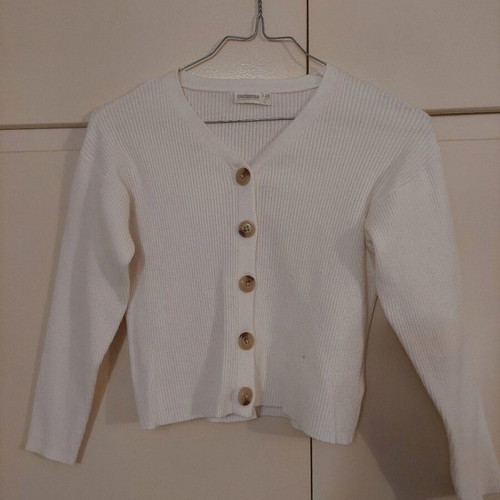 Rib white cardigan Orchestra like new, suitable for XS and S