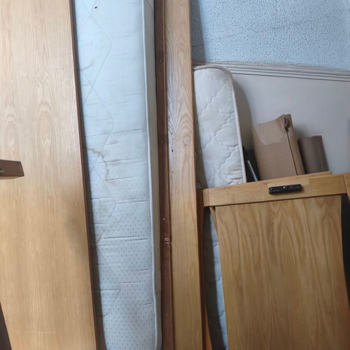 Sofa with mattress like bed used, quality wood