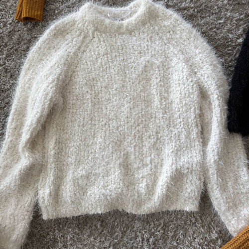 Sweater set like new, size S, black and mustard