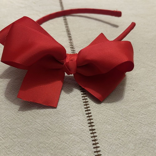Children's fabric headband red like new from Lapin