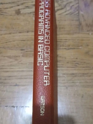 55 Advanced Computer Programs in Basic used, William Scott Watson, programming, computing, collectible