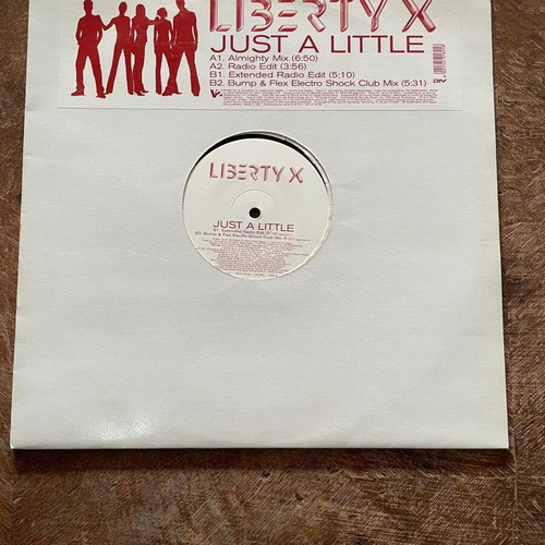Liberty X Just A Little 12" vinyl used, R&B
