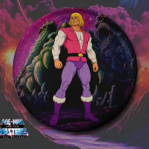 He-Man and the Masters of the Universe pin set new, 7 pieces, 3 cm