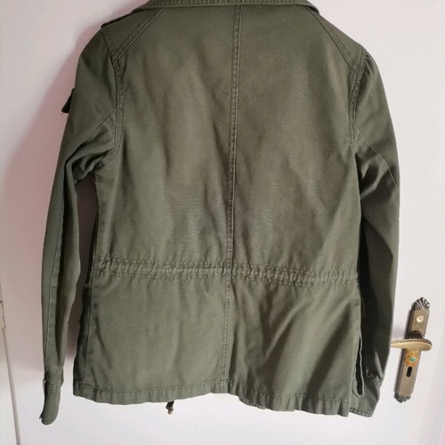 Women's jacket used olive color size M