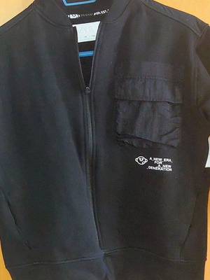 Zara zip-up jacket like new, size 140 cm, black