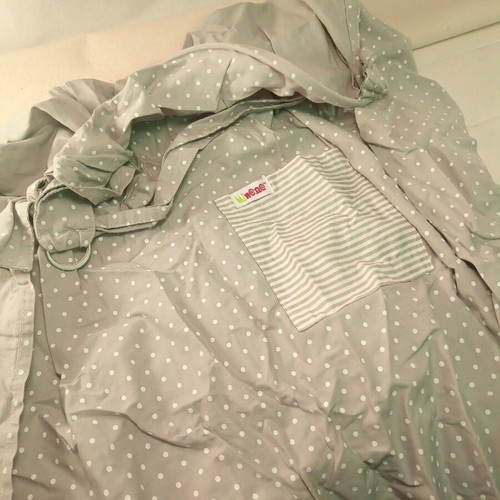 Minene nursing cover used, 100% cotton, gray