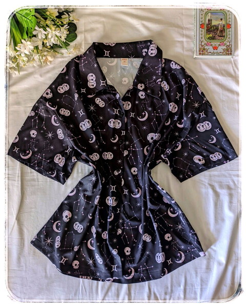 Wicca Cute Summer Goth Πουκαμισο
