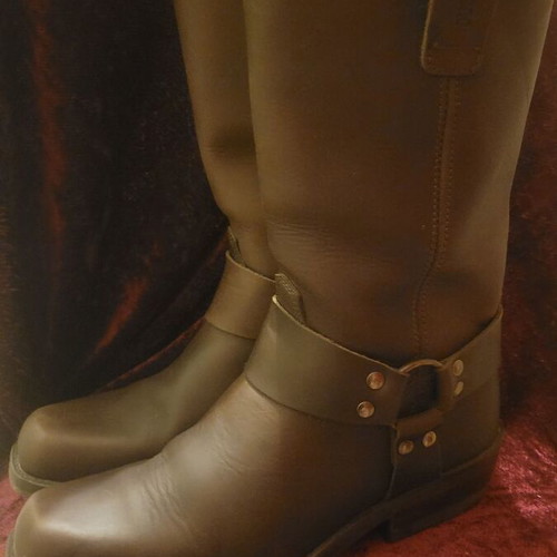 Commanchero brown leather boots size 44 used